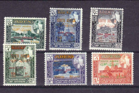 Освоєння космосу Освоение космоса ^/--/^ Космос . Южная Аравия  1966 г  ** - знаменитые астронавты - надпечатка намарках Адена ^_^^^ Південна Аравія 1966 — знамениті астронавти — наддрук намарках Адена - фото фото фото
