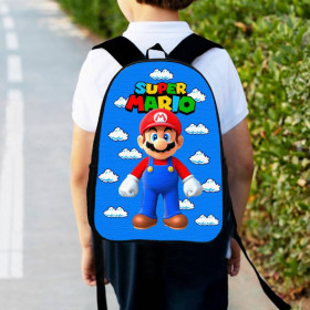 Рюкзаки, сумки Рюкзаки, сумки ^/--/^ Рюкзак детский Марио&amp;quot; Super Mario&amp;quot; 34 /--/ х /--/ 27 /--/ см,городской ранец для мальчика с принтом (00355) ^_^^^ Рюкзак дитячий Маріо&amp;quot; Super Mario&amp;quot; 34 /--/ х /--/ 27 /--/ см,міський ранець для хлопчика з принтом (0364) - фото фото фото