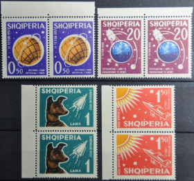 Інше Другое ^/--/^ Албания Космос Спутник Собаки Лайка 1962 ^_^^^ Албанія Космос Супутник Собакі Лайка 1962 - фото фото фото