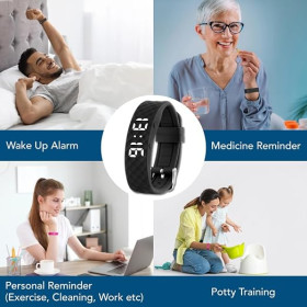 Розумні годинники (Smart watch) Умные часы (Smart watch) ^/--/^ Цифровий вібробудильник-браслет *80930 ^_^^^ Цифровой вибробудильник-браслет *80930 - фото фото фото