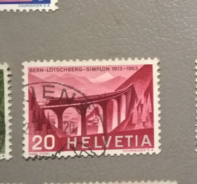 Транспорт Транспорт ^/--/^ Швейцария Транспорт Мост 1963 ^_^^^ Швейцарія Транспорт Міст 1963 - фото фото фото