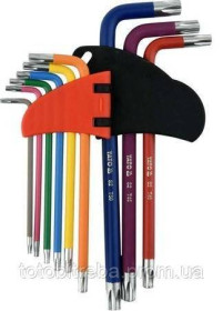 Ключі Ключи ^/--/^ Набір шестигранники YATO ключі TORX Т /--/ 10-Т /--/ 50 Г-тип YT-05633 ^_^^^ Набор шестигранников YATO ключи TORX Т /--/ 10-Т /--/ 50 Г-тип YT-05633 - фото фото фото