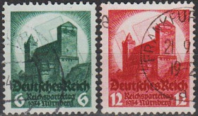 Третій Рейх (-) Третий Рейх (-) ^/--/^ 1934 - Рейх - З&amp;apos;їзд в Нюрнберзі Mi.546-47 _1,50 € ^_^^^ 1934 - Рейх - Съезд в Нюрнберге Mi.546-47 _1,50 € - фото фото фото