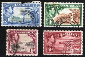 Острівні держави Островные государства ^/--/^ Ямайка  (1938) Британская колония. Местные виды ^_^^^ Ямайка (1938) Британська колонія. Місцеві види - фото фото фото