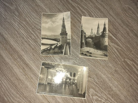 СРСР СССР ^/--/^ Открытка   СССР  1956 /--/ г. Москва 3 шт ^_^^^ Листівка СРСР 1956 /--/ р. Москва 3 шт - фото фото фото