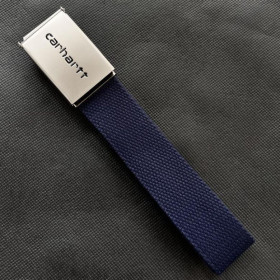Ремені Ремни ^/--/^ Ремінь чоловічий carhartt canvas belt blue / каргартт синій ремінь 120 см ^_^^^ Ремень мужской carhartt canvas belt blue / каргартт синий ремень 120 см - фото фото фото