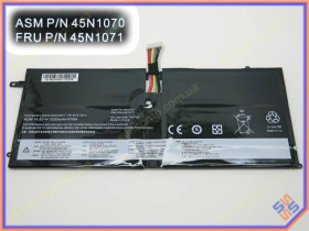 Акумулятори Аккумуляторы ^/--/^ Батарея для Lenovo 45 /--/ N /--/ 1070 ThinkPad X /--/ 1 Carbon Gen /--/ 1 3444, 3448, 3460, X /--/ 1 /--/ C (45 /--/ N /--/ 1071) (14.8 /--/ V 3200 /--/ mAh 47 - фото фото фото