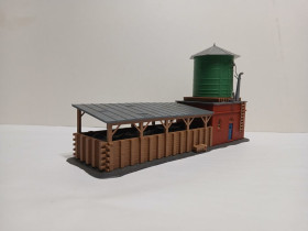 H H ^/--/^ Будівлі. Пост заправки води та вугілля. LIONEL 1:87 H /--/ 0  (41029). ^_^^^ Здания. Пост воды и угля. LIONEL 1:87 H /--/ 0 (41029). - фото фото фото