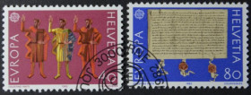 Інше Другое ^/--/^ Швейцария Клятва Рютли  национальный миф, основание Швейцарского союза, Европа СЕПТ 1982 ^_^^^ Швейцарія Клятва Рютлі національний міф, заснування Швейцарського союзу, Європа СЕПТ 1982 - фото фото фото