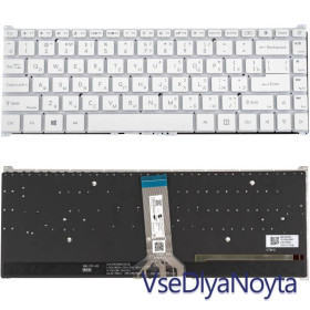 Клавіатури Клавиатуры ^/--/^ Клавиатура для ноутбука ACER (ConceptD 5 CN /--/ 516-72) rus, white, без фрейма, подсветка клавиш ^_^^^ Клавіатура для ноутбука ACER (ConceptD 5 CN /--/ 516-72) rus, white, без фрейму, підсвічування клавіш - фото фото фото