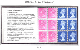 Великобританія Великобритания ^/--/^ Великобритания   1972 г MNH   стандарт - 12 марок  - лист из буклета ^_^^^ 1972 MNH стандарт - 12 марок - лист з буклету - фото фото фото