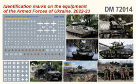Аксесуари Аксессуары ^/--/^ Danmodel 72014 -Декаль - Розпізнавальні знаки на техніці Збройних Сил України. 2022-23., 1/72 ^_^^^ Danmodel 72014 - Декаль - Опознавательные знаки на технике Вооруженных Сил Украины. 2022-23., 1/72 - фото фото фото
