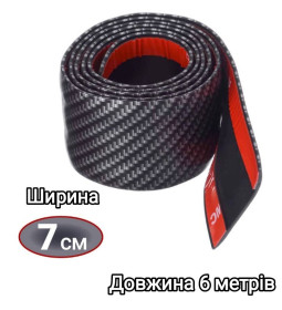 Зовнішній Внешний ^/--/^ Декоративна універсальна молдинг стрічка на скотчі під 3 /--/ D КАРБОН для авто 7 /--/ см х 6 /--/ м ^_^^^ Декоративная универсальная молдинг лента на скотче под 3 /--/ D КАРБОН для авто 7 /--/ см х 6 /--/ м - фото фото фото