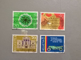 Швейцарія Швейцария ^/--/^ Швейцария Флора Архитектура Транспорт 1980 ^_^^^ Швейцарія Флора Архітектура Транспорт 1980 - фото фото фото