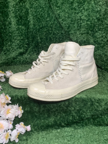 Кеди Кеды ^/--/^ Оригінальні шкіряні кеди Converse Chuck 70 Crafted Mixed Material High &amp;quot;Egret&amp;quot;  (172666 /--/ C) Розмір 41  (26 см) - фото фото фото