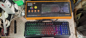 Клавіатури Клавиатуры ^/--/^ Игровая клавиатура с подсветкой RGB GamePro GK /--/ 670 USB № 24040714 ^_^^^ Ігрова клавіатура з підсвічуванням RGB GamePro GK /--/ 670 USB No 24040714 - фото фото фото