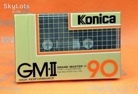 Касети Кассеты ^/--/^ Аудио кассета Konica Grand Master GM II 90  Япония 1984 запечатана ^_^^^ Konica Grand Master GM II 90 Японія 1984 запечатана - фото фото фото
