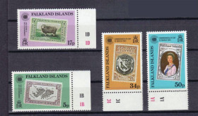 Фауна Фауна ^/--/^ Фауна . Фолкленды / Фолклендские о-ва 1983  г MNH - марка на марке - геральдика - HM QE-II ^_^^^ Фолкленди / Фолклендські о-ви 1983 MNH - марка на марці - геральдика - HM QE-II - фото фото фото