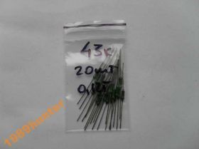 Резистори Резисторы ^/--/^ Резисторы 43 /--/ К 0,125 Вт (20 /--/ шт.) ^_^^^ Резистори 43 /--/ К 0,125 Вт (20 /--/ шт.) - фото фото фото