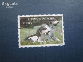 Фауна Фауна ^/--/^ Марка Сан-Томе і Принсипі 1995 фауна собака порода гончак гаш КЦ 3 $ ^_^^^ Марка Сан-Томе и Принсипи 1995 фауна собака порода гончак гаш КЦ 3 $ - фото фото фото