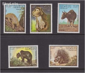 Фауна Фауна ^/--/^ NM Фауна  Лаос 1985 г MNH - ^_^^^ NM Фауна Лаос 1985 MNH - фото фото фото