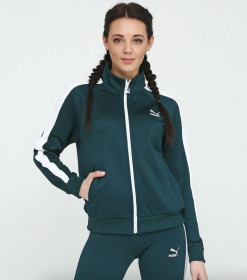 Кофти Кофты ^/--/^ Спортивная кофта с начесом, олимпийка на молнии, Puma Classics T /--/ 7 Track Jacket.  S cост. нового ^_^^^ Спортивна кофта з начесом, олімпійка на блискавці, Puma Classics T /--/ 7 Track Jacket. S cост. нового - фото фото фото