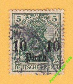 Німецька імперія (-) Германская империя (-) ^/--/^ ЛОКАЛ 1905 ? КОНСТАНТИНОПОЛЬ Надпечатка ГЕРМАНИЯ ^_^^^ ЛОКАЛ 1905 ? Константинополь Надпечатка Німеччини - фото фото фото