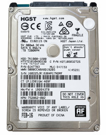 Жорсткі диски Жесткие диски ^/--/^ HDD диск 2.5 1 /--/ TB Hitachi HTS /--/ 721010 /--/ a /--/ 9 /--/ e /--/ 63 7200 32 /--/ mb s_n ndmf - фото фото фото