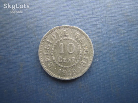 Бельгія Бельгия ^/--/^ Монета 10 сантимів Бельгія 1916 цинк окупація ^_^^^ Монета 10 сантимов Бельгия 1916 цинк оккупация - фото фото фото