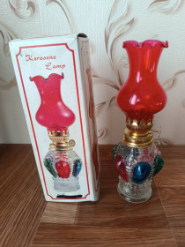 Інше Другое ^/--/^ Винтажная керосиновая лампа. 50-х годов. Made in Hong Kong. ^_^^^ Гвинтажна гасова лампа. 50-х років. Made in Hong Kong - фото фото фото