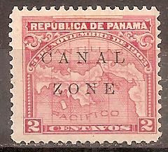 Центральна Америка Центральная Америка ^/--/^ Зона Панамского канала 1904-05 Sc.10 * частичный клей ^_^^^ Зона Панамського каналу 1904-05 Sc.10 * частковий клей - фото фото фото