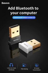 USB адаптери USB адаптеры ^/--/^ USB міні адаптер 4.0 Baseus блютус ^_^^^ USB мини адаптер 4.0 Baseus блютус - фото фото фото
