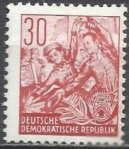 НДР, ФРН ГДР, ФРГ ^/--/^ ГДР 1953 танцы стандарт офсет 1 /--/ м. ^_^^^ НДР 1953 танці стандарт офсет 1 /--/ м. - фото фото фото