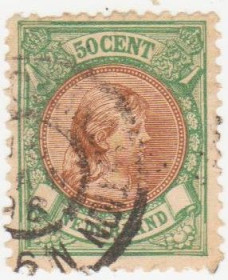 Інші країни Другие страны ^/--/^ Голландия 1891 г. №  45 гашеная ^_^^^ Голландія 1891 р. No 45 гашена - фото фото фото