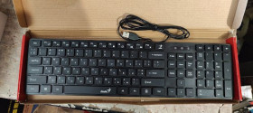 Клавіатури Клавиатуры ^/--/^ Брендовая клавиатура Genius SlimStar 126 USB № 24030707 ^_^^^ Брендова клавіатура Genius SlimStar 126 USB No 24030707 - фото фото фото