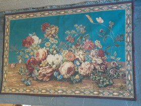 Картини, Гравюри, Живопис та Графіка Картины, Гравюры, Живопись и Графика ^/--/^ Картина Гобилен Пионы Натёрморт 1.6×0.7 м. ^_^^^ Картина Гобілен Піони Натерморт 1.6×0.7 м. - фото фото фото