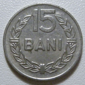 Румунія Румыния ^/--/^ Румунія 15 бані 1966 року #39927 ^_^^^ Румыния 15 купола 1966 года #39927 - фото фото фото