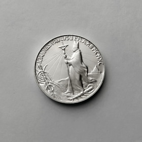 Італія і Ватикан Италия и Ватикан ^/--/^ 1000 ЛИР ВАТИКАН 1990 состояние UNC серебро РЕДКАЯ!!! ^_^^^ 1000 ЛІР ВАТИКАН 1990 стан UNC срібло Рідка!!! - фото фото фото