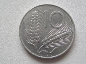 Італія і Ватикан Италия и Ватикан ^/--/^ Италия 10 лир 1977 года 32225 ^_^^^ Італія 10 лір 1977 32225 - фото фото фото