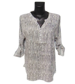 Кофти Кофты ^/--/^ Блуза штапель Rbossi 6047 XL белая ^_^^^ Блуза штапель Rbossi 6047 XL біла - фото фото фото