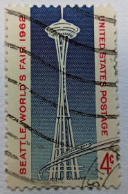 Північна Америка Северная Америка ^/--/^ США 1962 Шаттл, гашеная ^_^^^ США 1962 Шаттл, гашена - фото фото фото