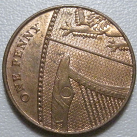 Єлизавета II (після ) Елизавета II (после ) ^/--/^ Велика Британія 1 пенні 2010 року 43243 ^_^^^ Великобритания 1 пенни 2010 года 43243 - фото фото фото
