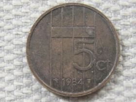 Нідерланди Нидерланды ^/--/^ Нидерланды 5 центов 1984 года #3925 ^_^^^ Нідерланди 5 центів 1984 року #3925 - фото фото фото