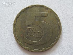 - року - года ^/--/^ Польша 5 злотых 1987 года #13824 ^_^^^ Польща 5 злотих 1987 #13824 - фото фото фото