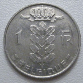 Бельгія Бельгия ^/--/^ Бельгія 1 франк 1981 року Belgique 42733 ^_^^^ Бельгия 1 франк 1981 года Belgique 42733 - фото фото фото