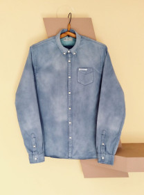 Сорочки Рубашки ^/--/^ Рубашка джинсовая мытая shambray scotch &amp; soda 46-48 /--/ р ^_^^^ джинсова мита shambray scotch &amp; soda 46-48 /--/ р - фото фото фото