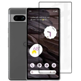 Чохли, бампера Чехлы, бампера ^/--/^ Захисне скло Fiji Premium для Google Pixel 7 /--/ a повне проклеювання Anti-Static чорний ^_^^^ Защитное стекло Fiji Premium для Google Pixel 7 /--/ a полное проклеивание Anti-Static черный - фото фото фото