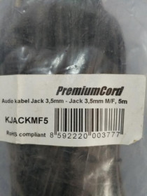 Шлейфи, перехідники Шлейфы, переходники ^/--/^ кабель PREMIUMCORD JACK-JACK ПРОДОВЖУВАЧ брендовий новий 5 /--/ м ^_^^^ кабель PREMIUMCORD JACK-JACK продлевающий брендовый новый 5 /--/ м - фото фото фото