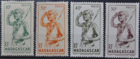 Інше Другое ^/--/^ Французские колонии Мадагаскар 1946 ^_^^^ Французькі колонії Мадагаскар 1946 - фото фото фото