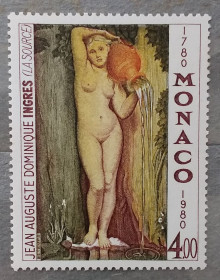 Мистецтво Искусство ^/--/^ Монако 1980 г - 200-летие со дня рождения Жана Огюста Доминика Энгра, негаш ^_^^^ 1980 — 200-річчя від дня народження Жана Огюста Домініка Енгра, негаш - фото фото фото